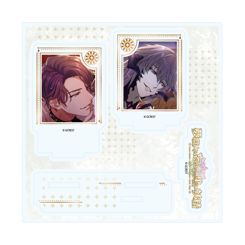 Acrylic Stand Plate "Dream Meister and the Recollected Black Fairy" 29 Ymir & Liebe (Official Illustration)
