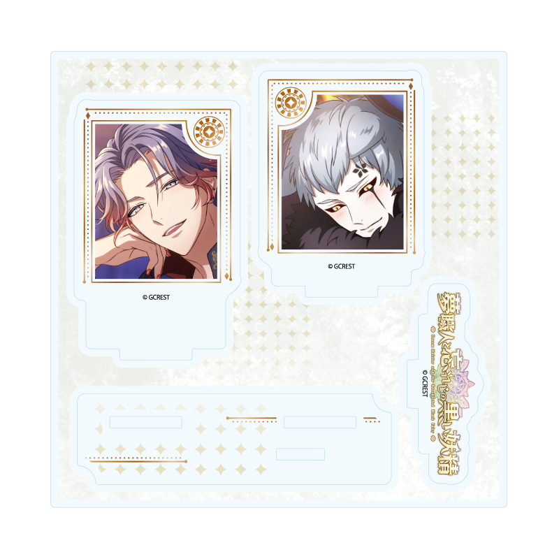 Acrylic Stand Plate "Dream Meister and the Recollected Black Fairy" 30 Victor & Sparrow (Official Illustration)