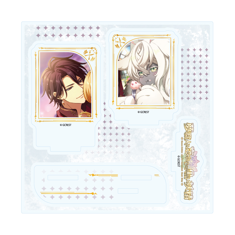 Acrylic Stand Plate "Dream Meister and the Recollected Black Fairy" 33 Kuchen & Caprice (Official Illustration)