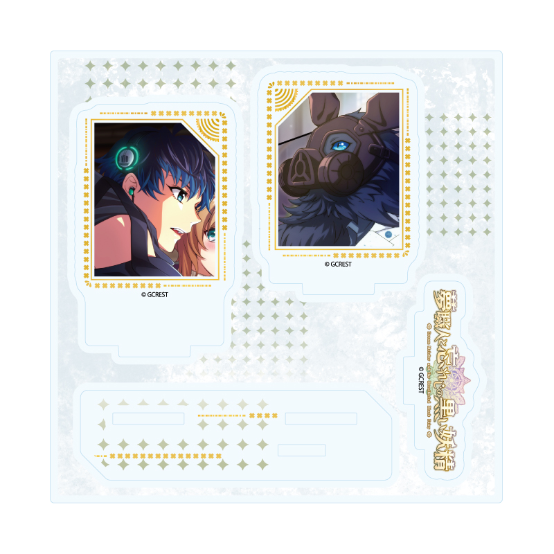 Acrylic Stand Plate "Dream Meister and the Recollected Black Fairy" 39 Link & Genio (Official Illustration)
