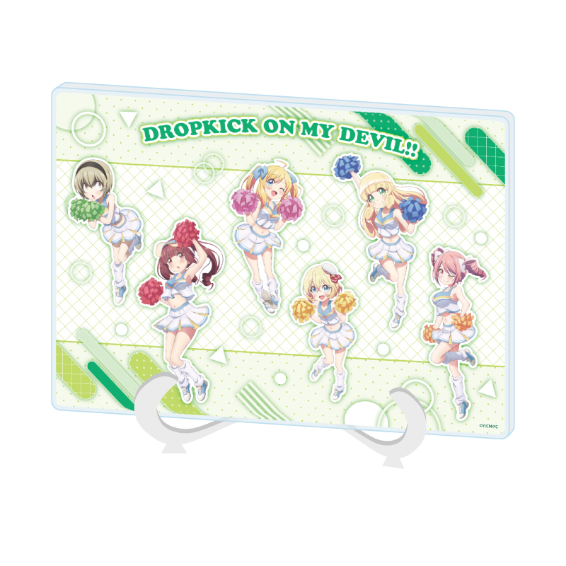 Acrylic Art Board A5 Size "Dropkick on My Devil!" 02 Cheerleader Ver. (Original Illustration)