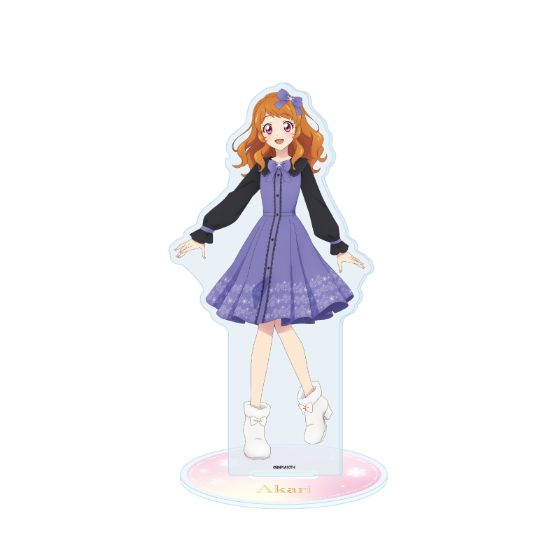 Acrylic Stand "Aikatsu!" 19 Ozora Akari Snow Pattern Outfit Ver. (Original Illustration)