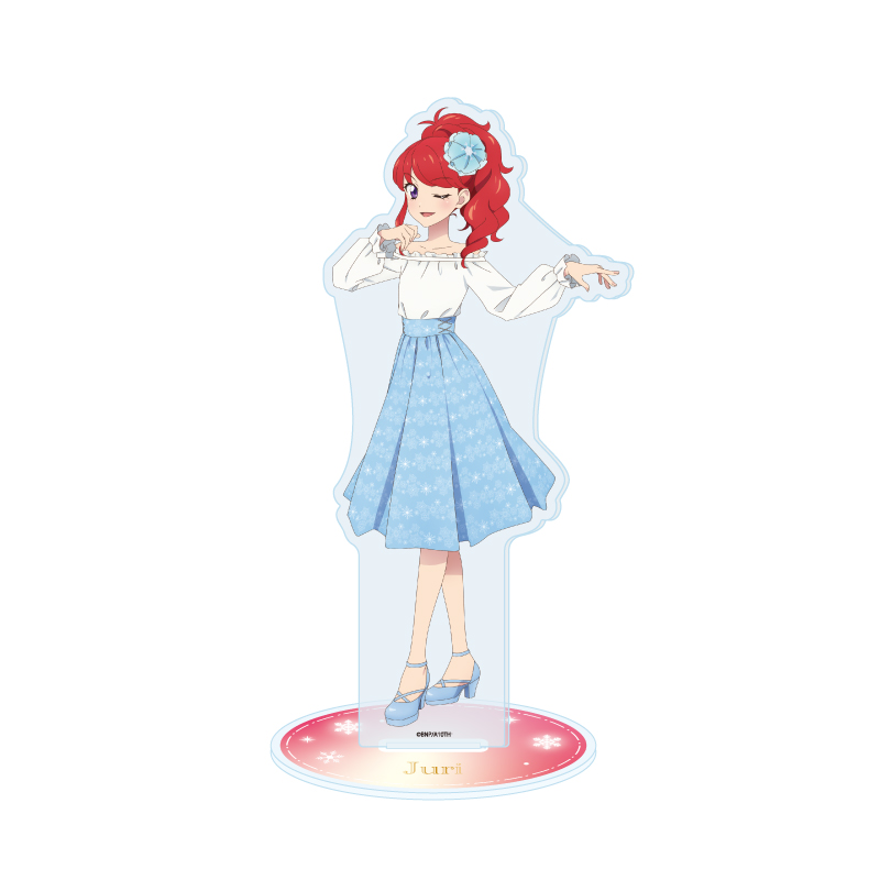 Acrylic Stand "Aikatsu!" 22 Kurebayashi Juri Snow Pattern Outfit Ver. (Original Illustration)