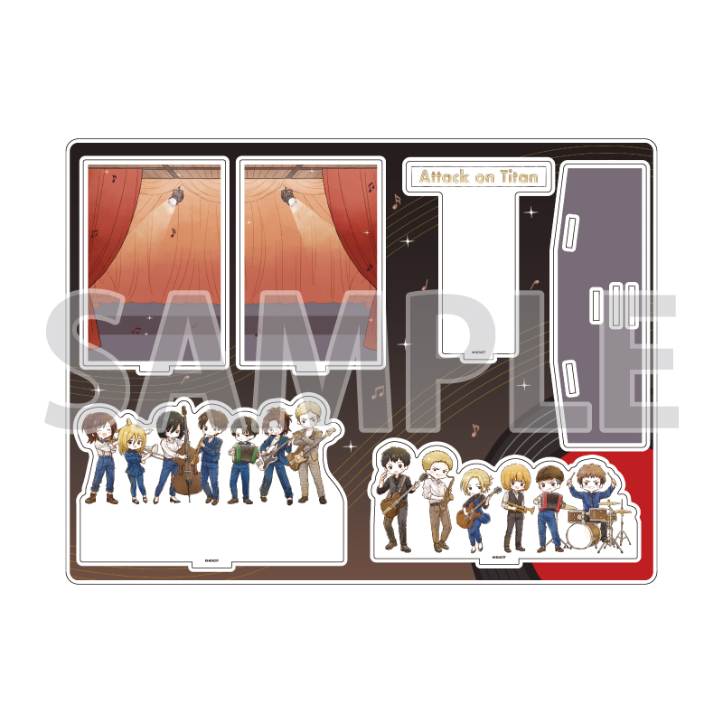 Acrylic Diorama "Attack on Titan" 02 Jazz Ver. (Graff Art Illustration)