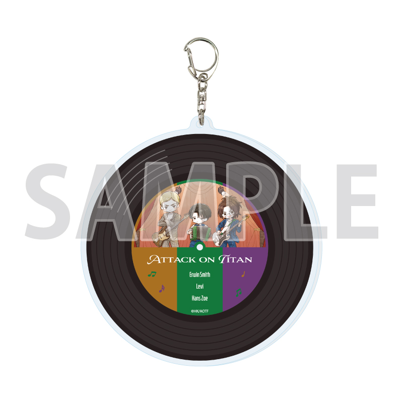 Deka Acrylic Key Chain "Attack on Titan" 02 Jazz Ver. B (Graff Art Illustration)