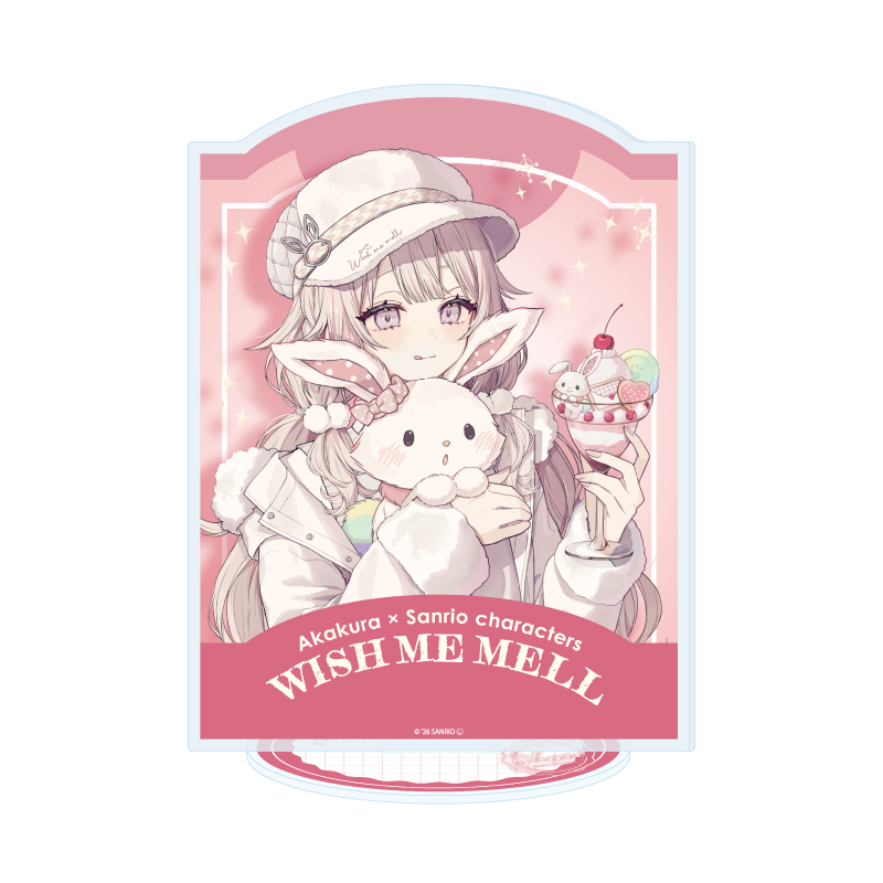 Acrylic Stand Akakura x Sanrio Characters 58 Wish me mell (Collaboration Illustration)