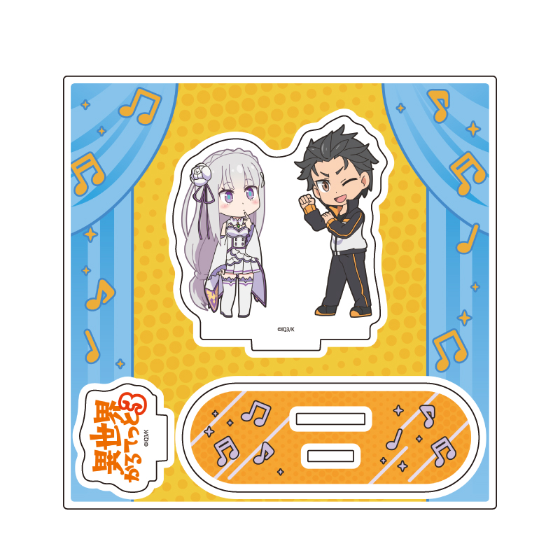 Acrylic Stand Plate "Isekai Quartet 3" 03 Re:Zero kara Hajimeru Isekai Seikatsu (Official Illustration)
