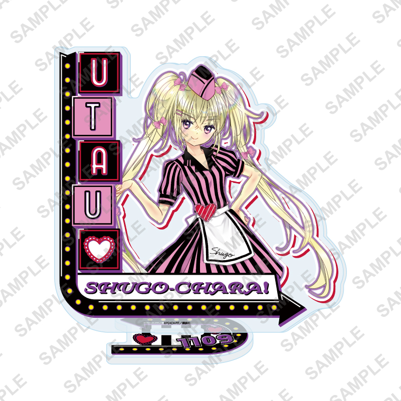 Acrylic Stand "Shugo Chara!" 28 Hoshina Utau American Diner Ver. (Original Illustration)