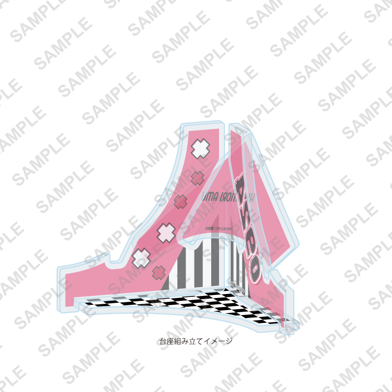 Acrylic Coaster "Shugo Chara!" 01 Hinamori Amu American Diner Ver. (Original Illustration)