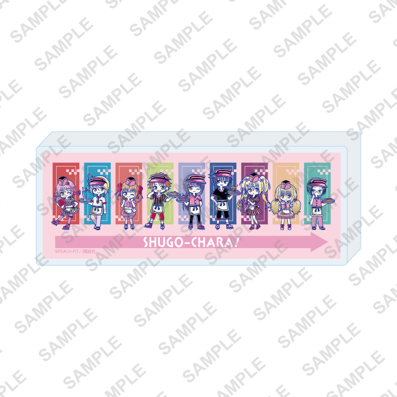 Mini Acrylic Block "Shugo Chara!" 09 American Diner Ver. (Candy Art Illustration)