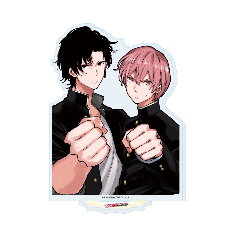 Acrylic Stand "Hime Position wa Yuzurenai" 01 Himeno Manabu & Sakurai Tetsuya A (Official Illustration)