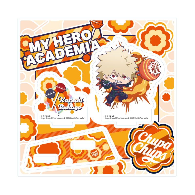Acrylic Stand Plate "My Hero Academia" x Chupa Chups 02 Bakugo Katsuki (Mini Character Illustration)