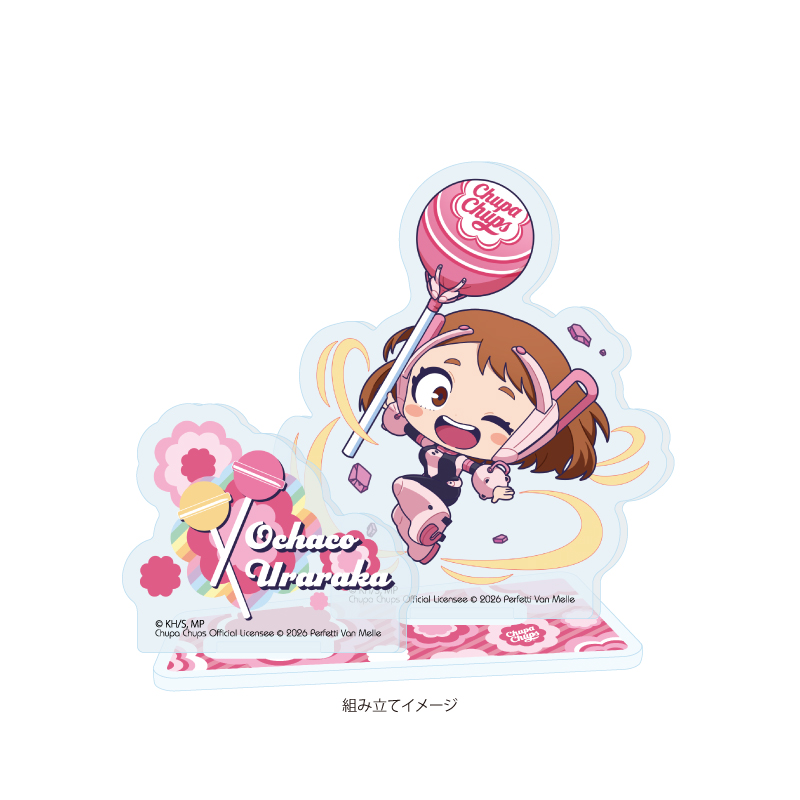 Acrylic Stand Plate "My Hero Academia" x Chupa Chups 03 Uraraka Ochaco (Mini Character Illustration)