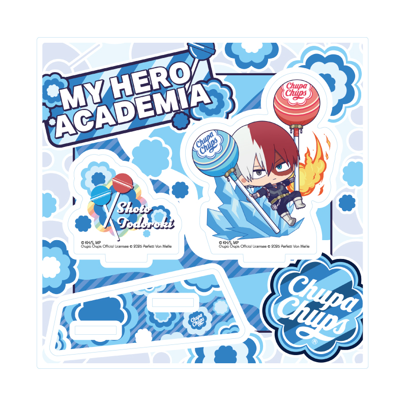Acrylic Stand Plate "My Hero Academia" x Chupa Chups 04 Todoroki Shoto (Mini Character Illustration)