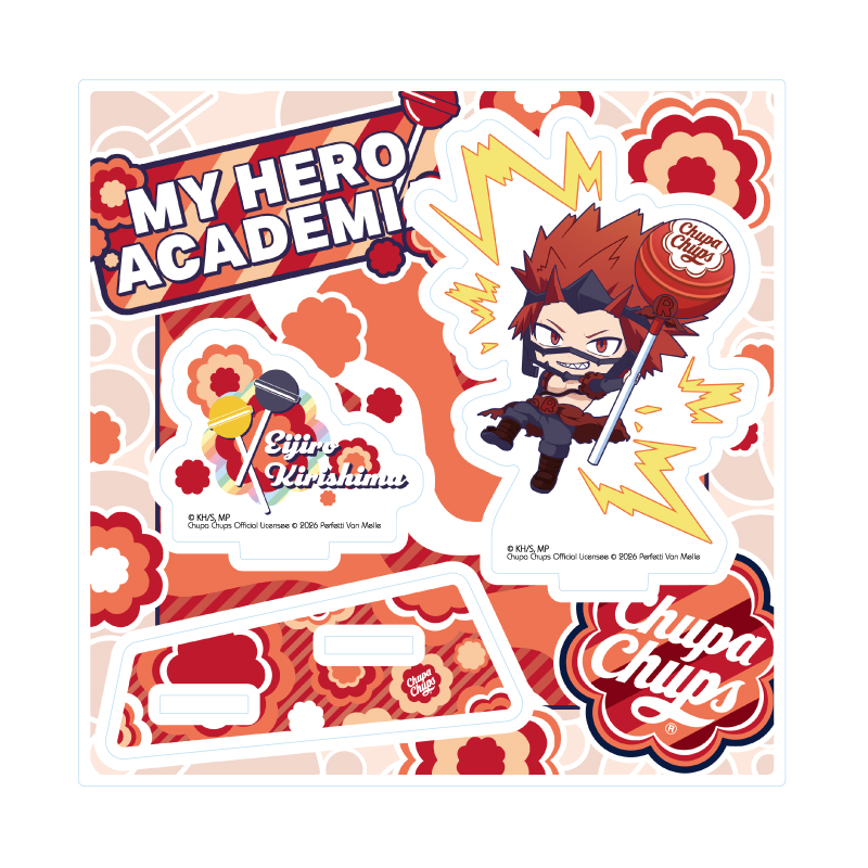 Acrylic Stand Plate "My Hero Academia" x Chupa Chups 05 Kirishima Eijiro (Mini Character Illustration)