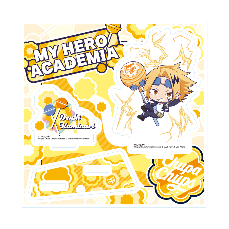 Acrylic Stand Plate "My Hero Academia" x Chupa Chups 06 Kaminari Denki (Mini Character Illustration)