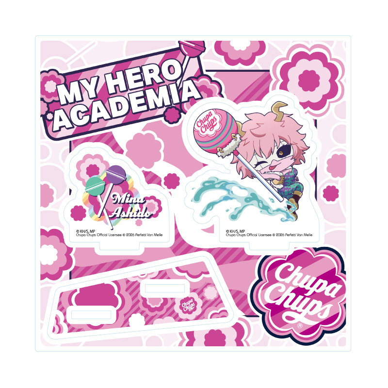 Acrylic Stand Plate "My Hero Academia" x Chupa Chups 07 Ashido Mina (Mini Character Illustration)