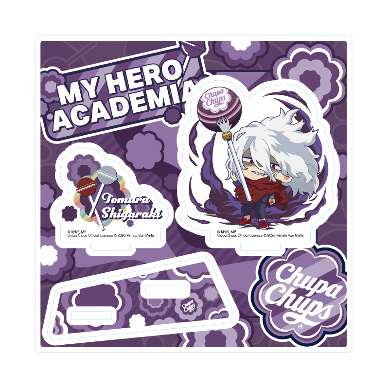 Acrylic Stand Plate "My Hero Academia" x Chupa Chups 08 Shigaraki Tomura (Mini Character Illustration)