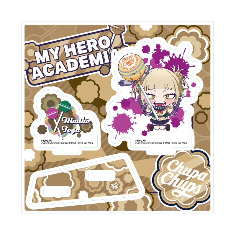 Acrylic Stand Plate "My Hero Academia" x Chupa Chups 10 Toga Himiko (Mini Character Illustration)