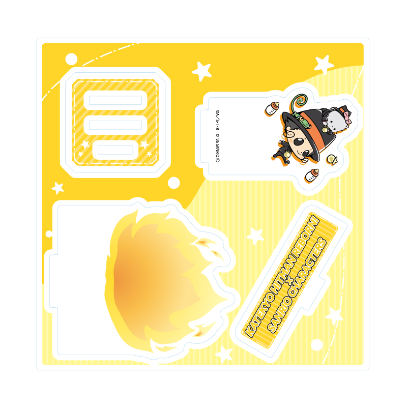 Acrylic Stand Plate "Reborn!" x Sanrio Characters 01 Reborn x Nya-ni-nyu-nye-nyon (Collaboration Illustration)