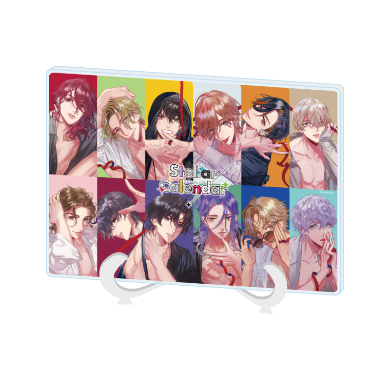 Acrylic Art Board A5 Size "Stellar Calendar" 01 Panel Layout Design (Official Illustration)