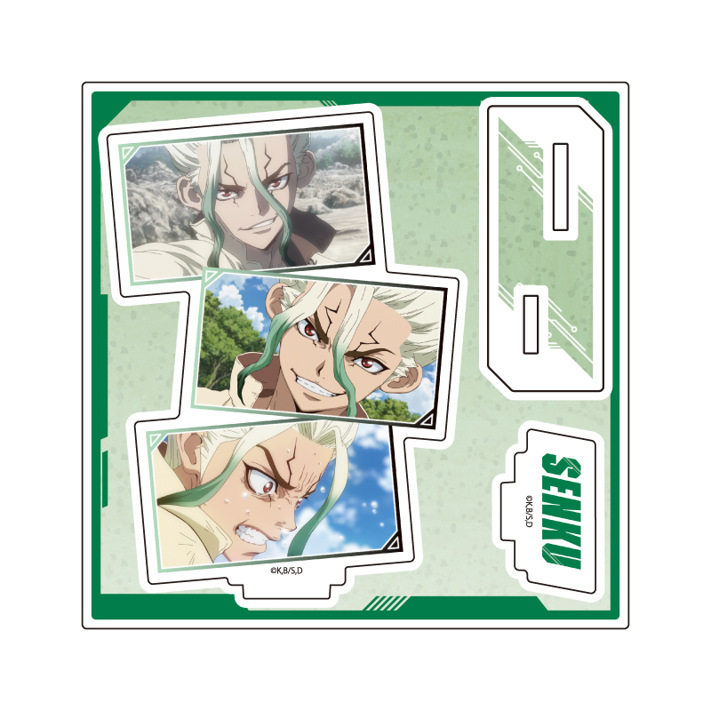 Acrylic Stand Plate "Dr. Stone" 16 Ishigami Senku (Scenes Illustration)