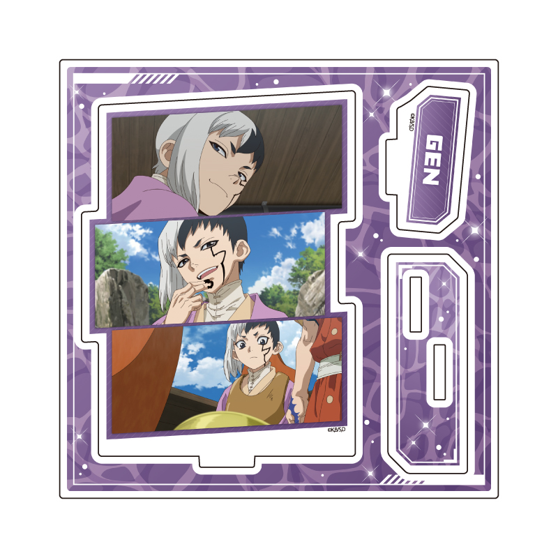 Acrylic Stand Plate "Dr. Stone" 22 Asagiri Gen (Scenes Illustration)