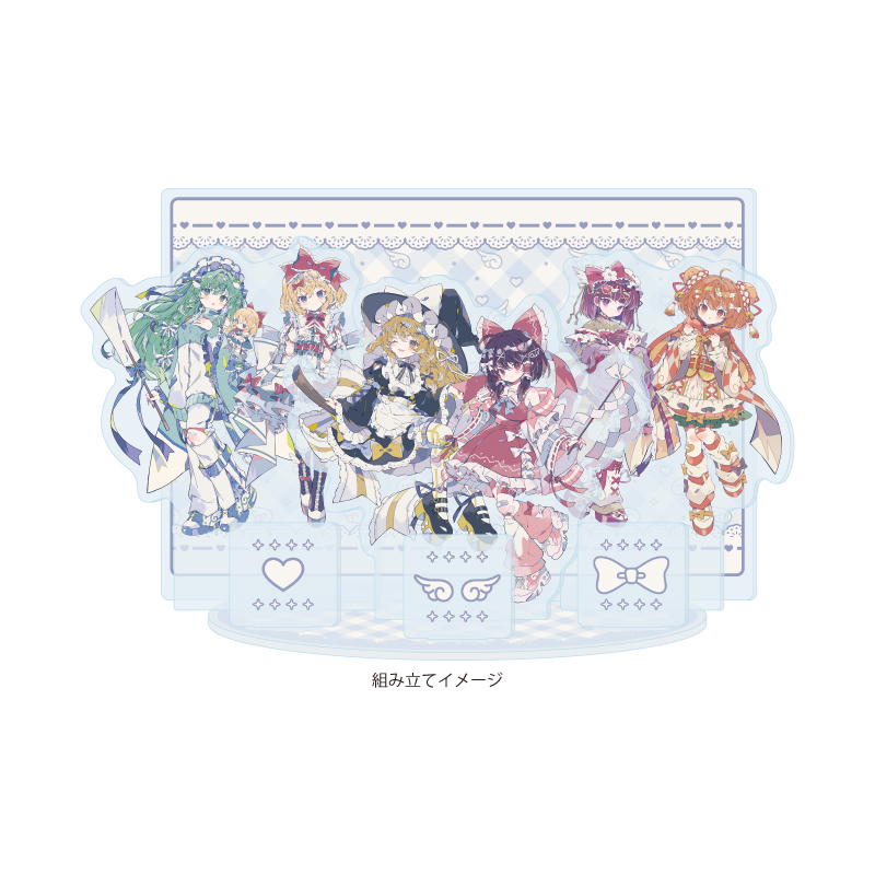 Acrylic Diorama "Touhou Project" 05 Group Design Tenshi Kaiwai Ver. (Original Illustration)