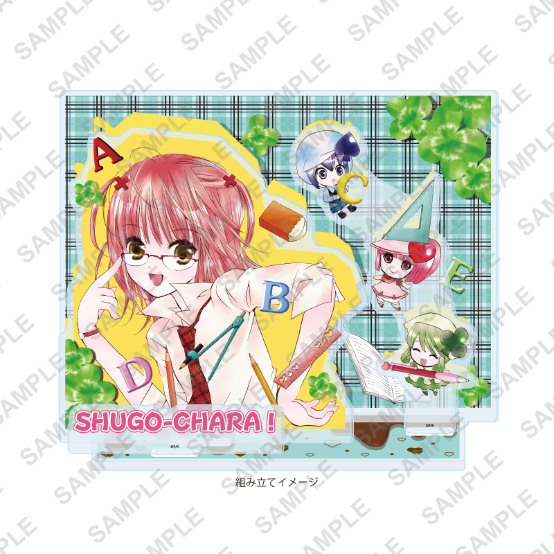 Acrylic Diorama "Shugo Chara!" 07 Hinamori Amu (Official Illustration)
