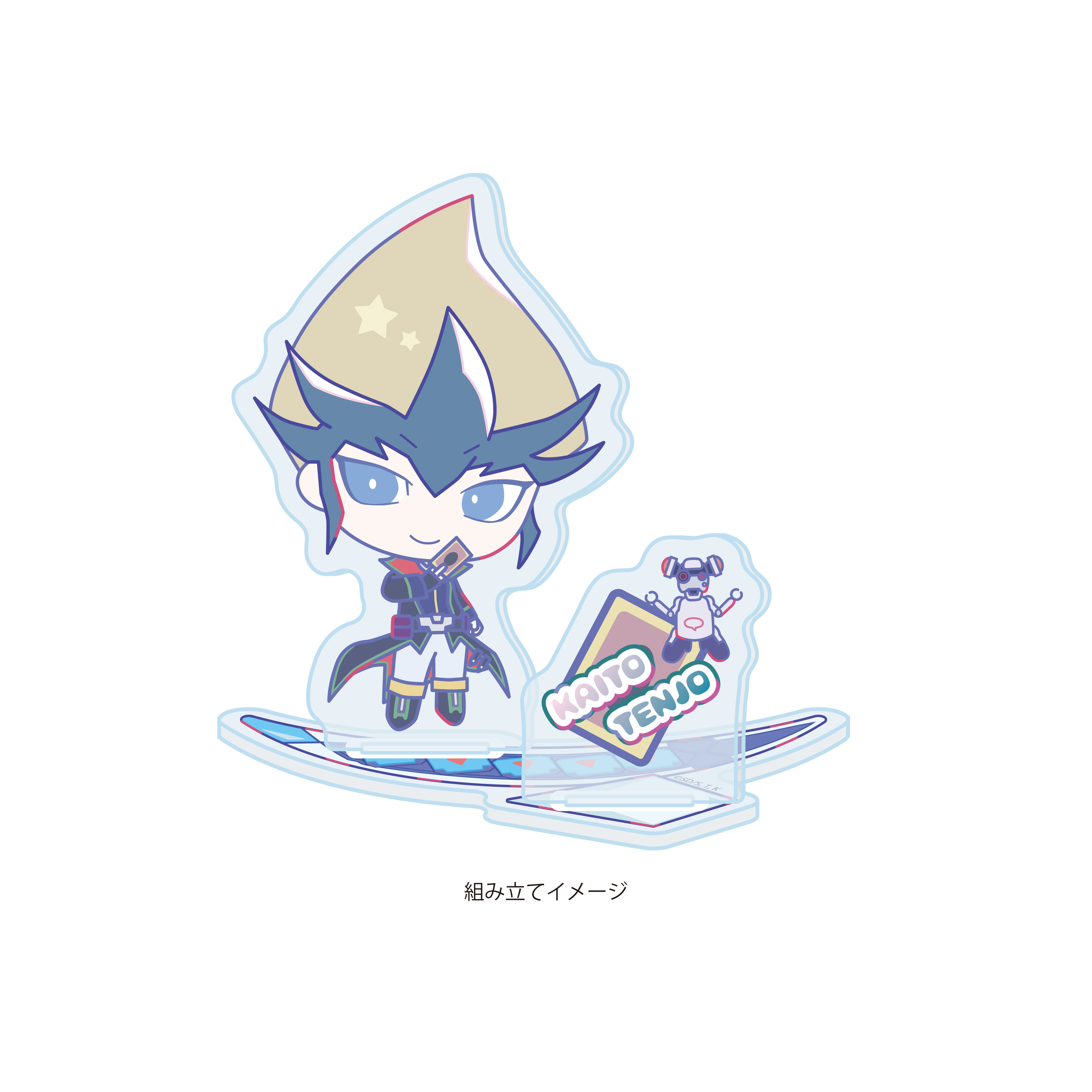 Acrylic Stand Plate "Yu-Gi-Oh! Zexal" Design Produced by Sanrio 04 Tenjo Kite (Collaboration Illustration)