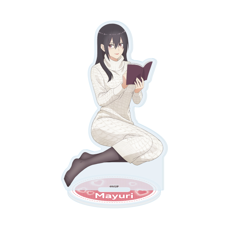 Acrylic Stand "2.5 Dimensional Seduction" 19 Hanyu Mayuri Room Knit Ver. (Original Illustration)