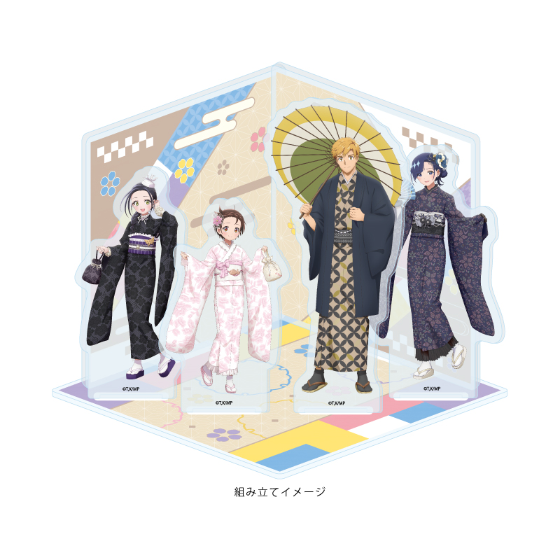 Acrylic Diorama "Medalist" 02 Group Design (Original Illustration)