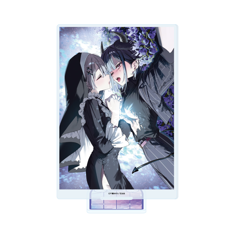 Acrylic Stand "Convenient Semi-Friend" 03 Kuruma Suna & Hamanasu Ruka A (Official Illustration)