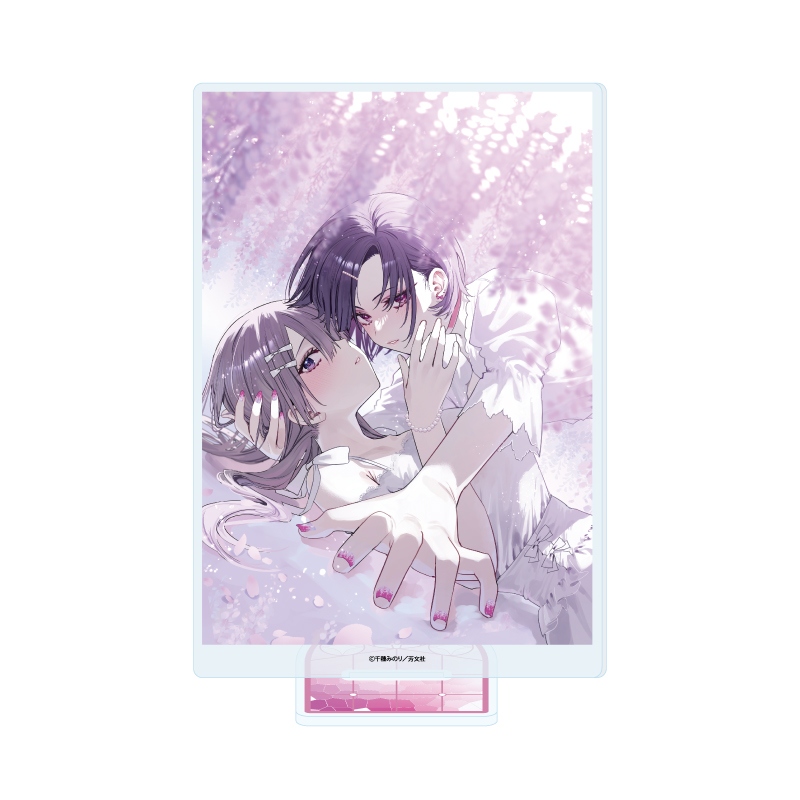 Acrylic Stand "Convenient Semi-Friend" 04 Kuruma Suna & Hamanasu Ruka B (Official Illustration)