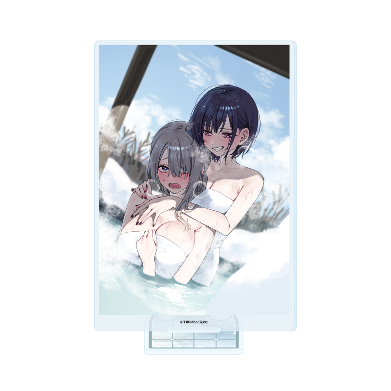 Acrylic Stand "Convenient Semi-Friend" 06 Kuruma Suna & Hamanasu Ruka D (Official Illustration)