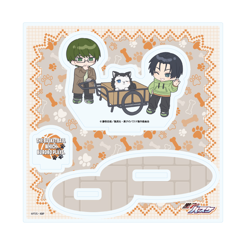 Acrylic Stand Plate "Kuroko's Basketball" 11 Shutoku With Tetsuya 2go Ver. (Mini Character Illustration)
