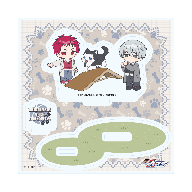 Acrylic Stand Plate "Kuroko's Basketball" 14 Rakuzan With Tetsuya 2go Ver. (Mini Character Illustration)