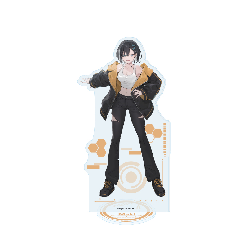 Acrylic Stand "Virtual Girl @ World's End" 03 Maki (Official Illustration)