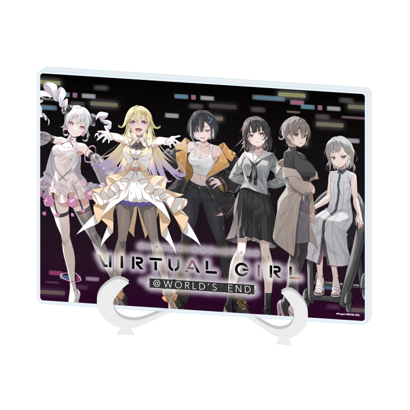 Acrylic Art Board A5 Size "Virtual Girl @ World's End" 01 Seiretsu Design (Official Illustration)