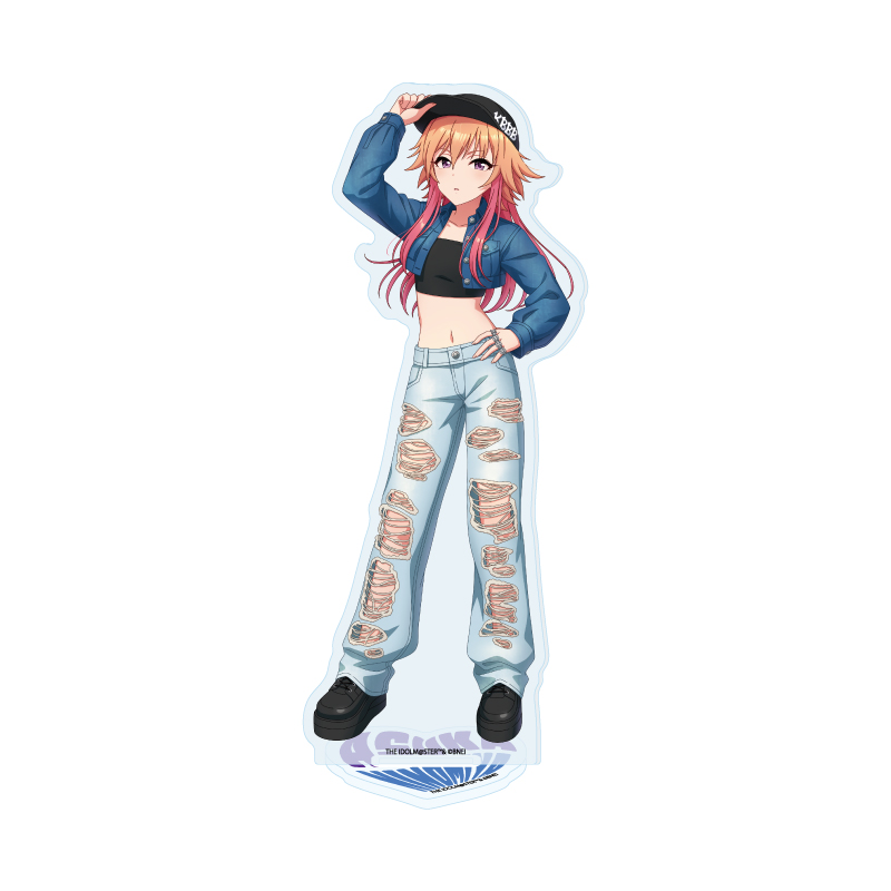 Acrylic Stand "The Idolmaster Cinderella Girls" 52 Ninomiya Asuka Denim Style Costume Ver. (Original Illustration)