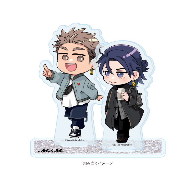 Acrylic Stand Plate Ariko Sasaki Works 02 "Kono Koi wa Owarasenai" (Original Illustration)