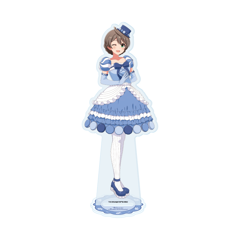 Acrylic Stand "The Idolmaster Million Live!" 35 Sakuramori Kaori Macaron Dress Ver. (Original Illustration)