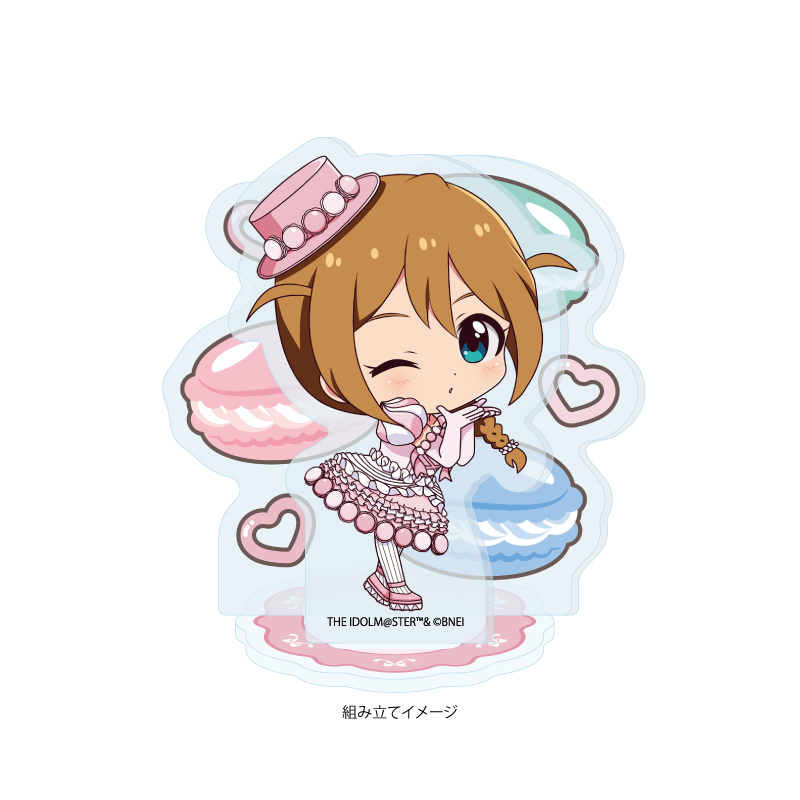 Acrylic Stand Plate "The Idolmaster Million Live!" 50 Baba Konomi Macaron Dress Ver. (Mini Character Illustration)
