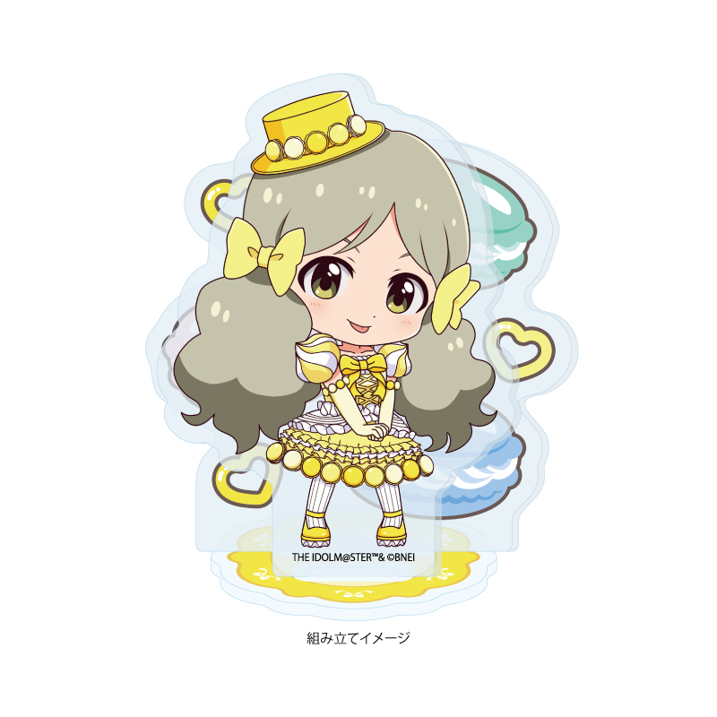 Acrylic Stand Plate "The Idolmaster Million Live!" 52 Roco Macaron Dress Ver. (Mini Character Illustration)