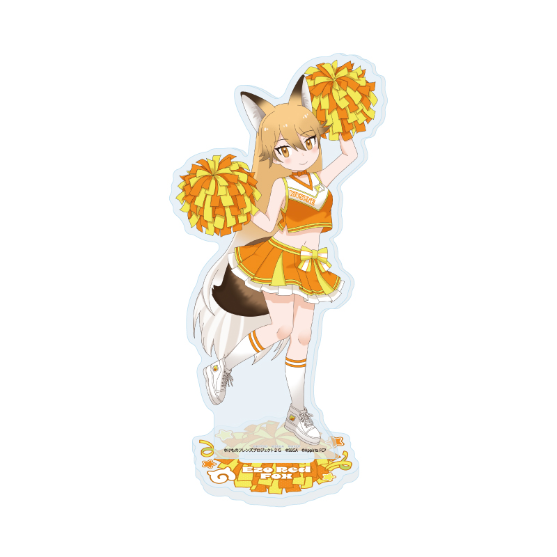Acrylic Stand "Kemono Friends 3" 13 Ezo Red Fox Cheerleader Ver. (Original Illustration)