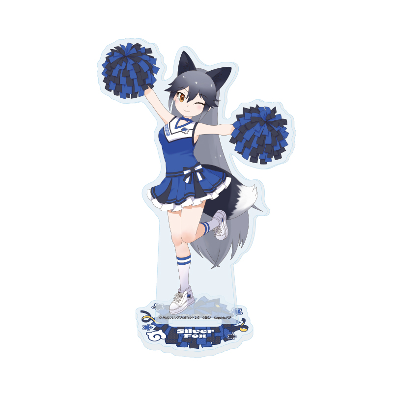 Acrylic Stand "Kemono Friends 3" 15 Silver Fox Cheerleader Ver. (Original Illustration)