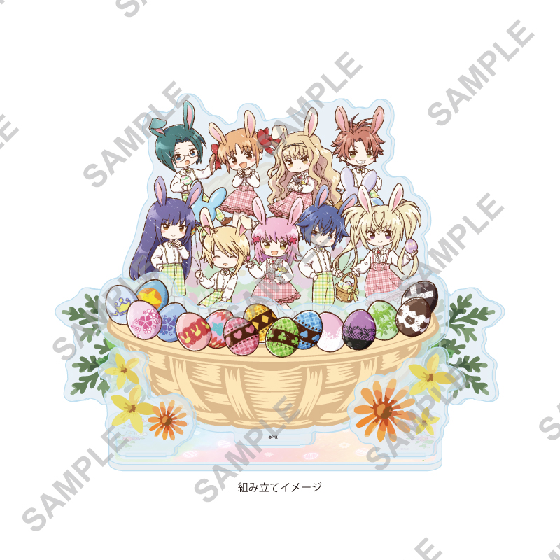 Acrylic Diorama "Shugo Chara!" 08 Easter Ver. (Graff Art Illustration)
