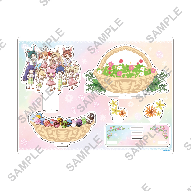 Acrylic Diorama "Shugo Chara!" 08 Easter Ver. (Graff Art Illustration)