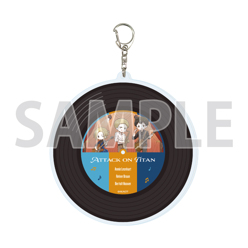 Deka Acrylic Key Chain "Attack on Titan" 04 Jazz Ver. D (Graff Art Illustration)