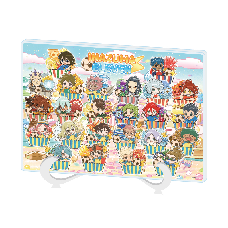 Acrylic Art Board A5 Size "Inazuma Eleven" 01 Sweets Ver. Group Design (Graff Art Illustration)